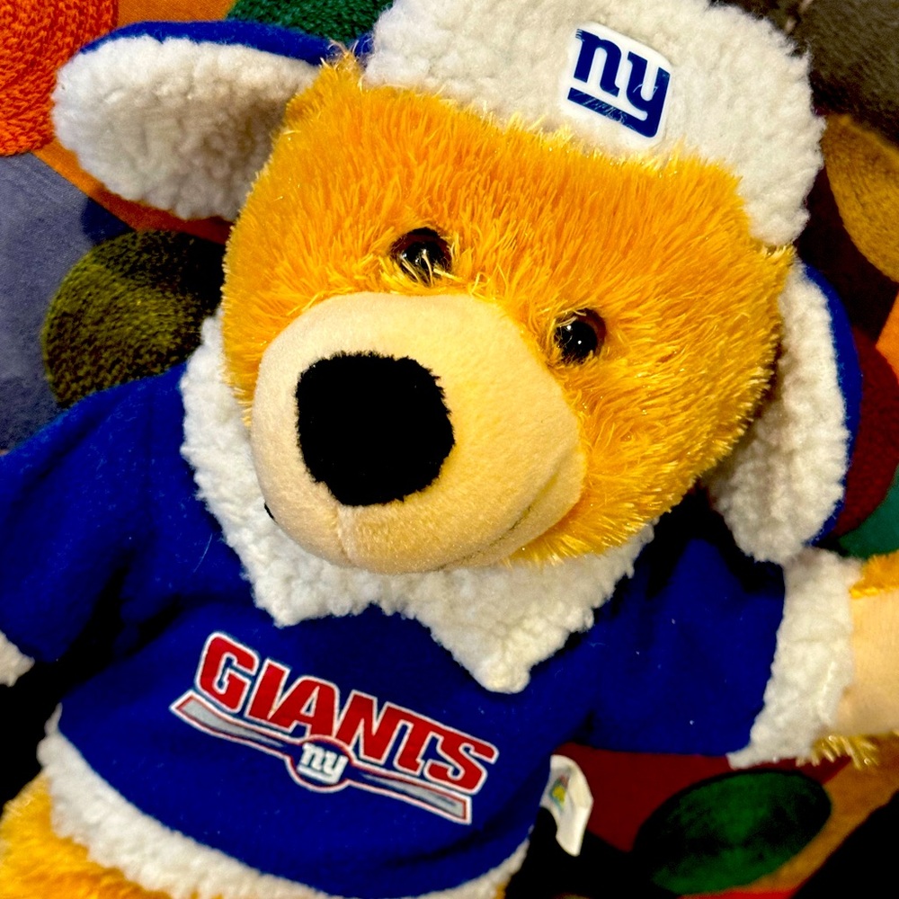 NY Giants SnowStorm Bear